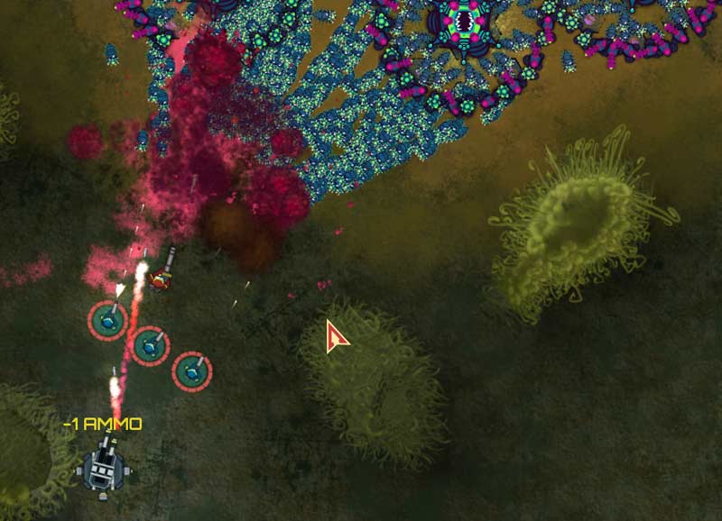 Основной геймплей Infested planet